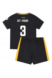 Wolves Rayan Ait-Nouri #3 Babytruitje Uit tenue Kind 2024-25 Korte Mouw (+ Korte broeken)